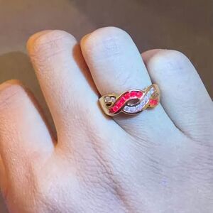 Gold Wash on Sterling Ring